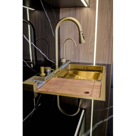 Многофункциональная кухонная мойка iSink Gold A-19